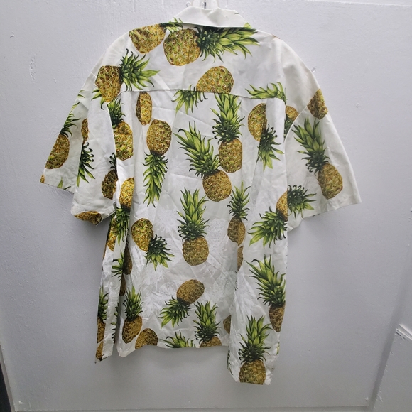 Authentic Hawaiian Shirt Paradise Found  "Maui Pineapple"   NWOT  - Size 2X - Picture 10 of 15
